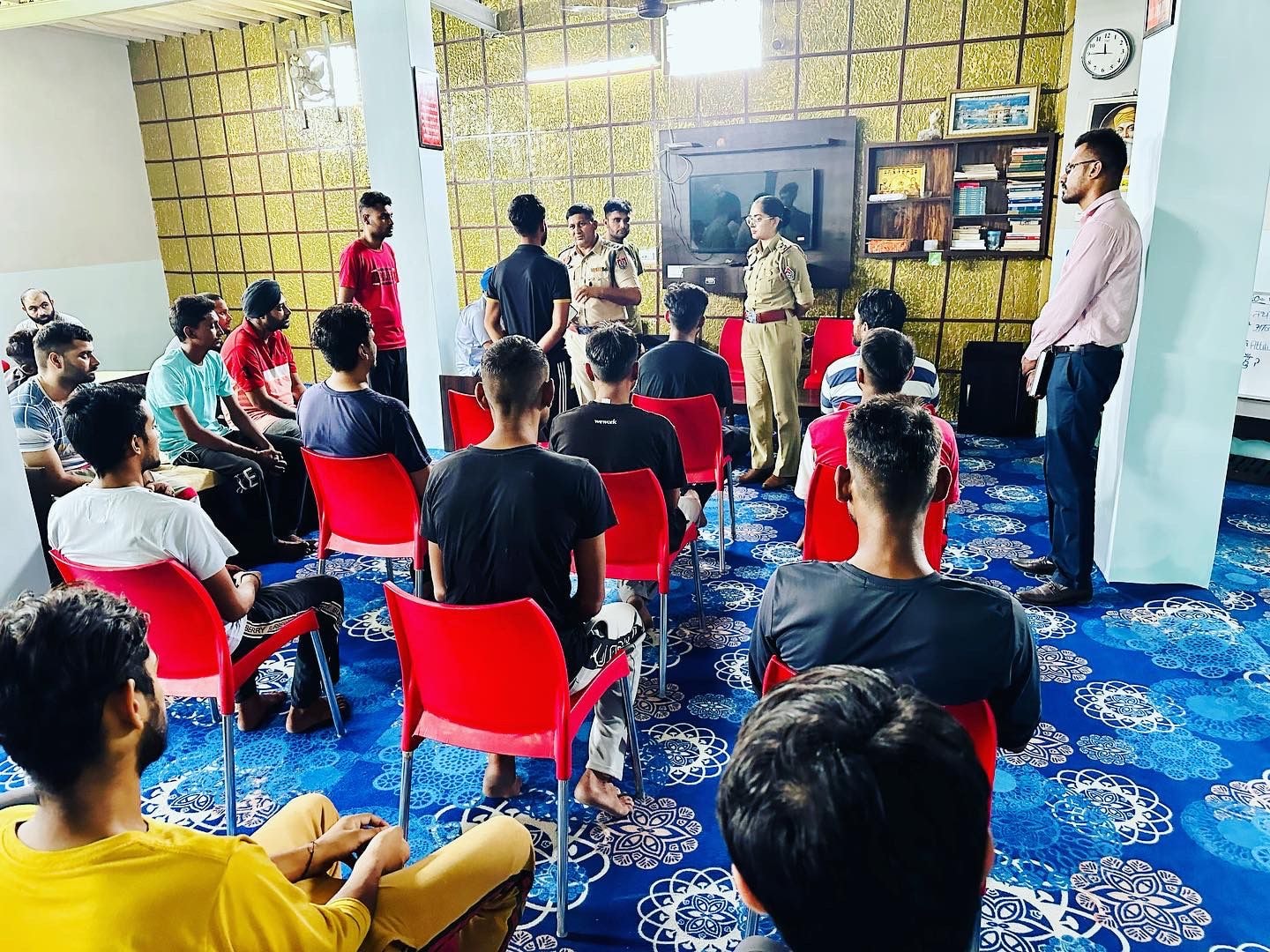 Support group meeting at New Disha Foundation